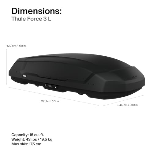 XXL 21 cu ft Aerodynamic Roof Mounted Box J894