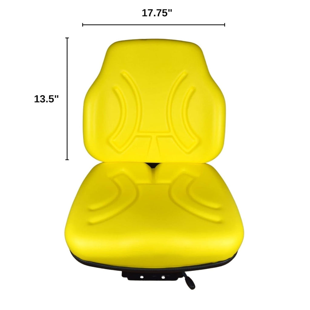 Yellow Suspension Seat for Open Cab Tractor W9428