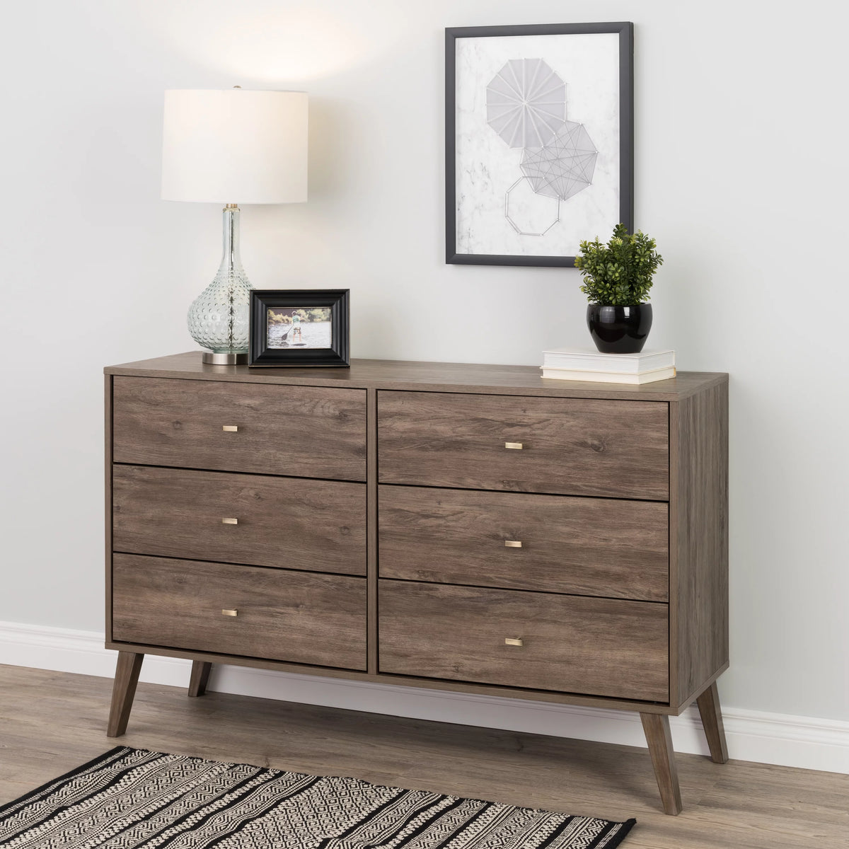 6 Drawer Wooden Dresser G88681