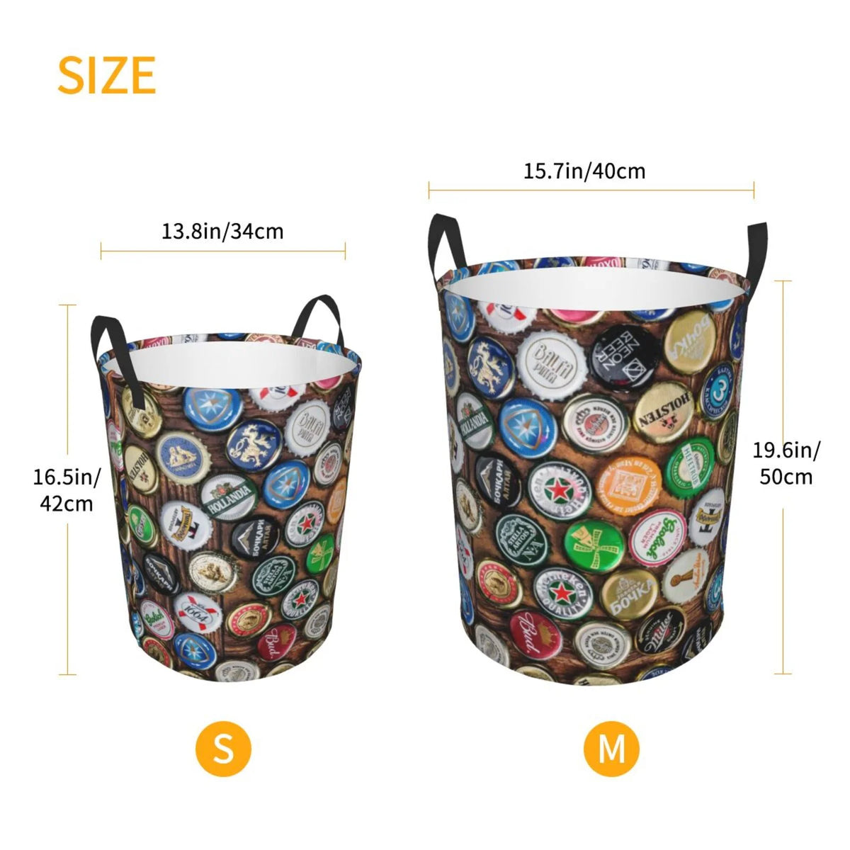 Round Collapsible Waterproof Laundry Hamper C80237