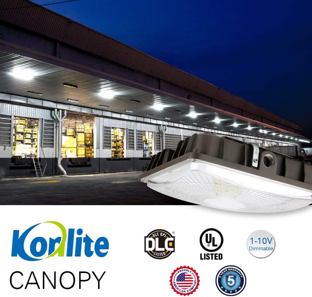 27W LED Canopy Area Light 6 Pack 3800 LM Cool Light A820357