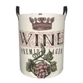 Wine Collapsible Laundry Hamper T1544