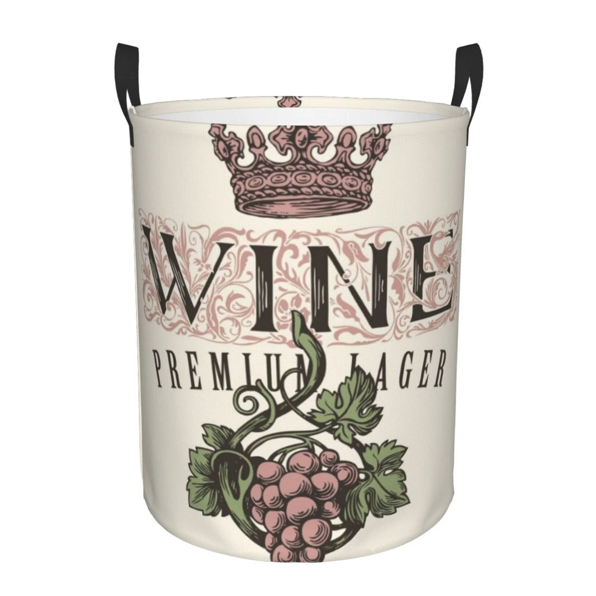 Wine Collapsible Laundry Hamper T1544