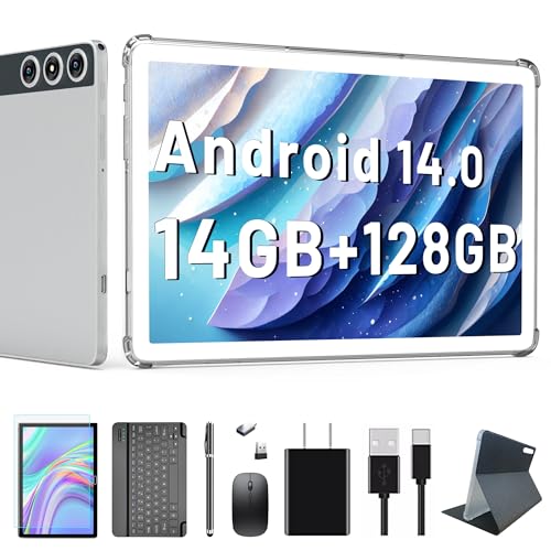 10 inch 128GB Storage 14GB RAM Android 14 Tablet O98734
