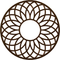 Copper PVC Pierced Ceiling Medallion D13973