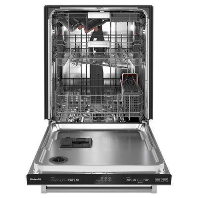 Black Stainless Built-in Dishwasher with Stainless Steel Tub, 44 dBA O7306