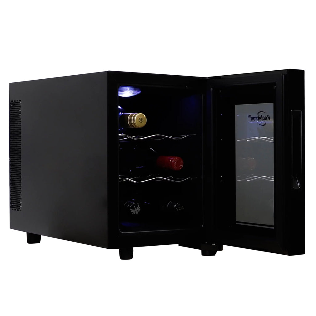 6-Bottle Wine Cooler with Wine Rack and Temp. Control A295393