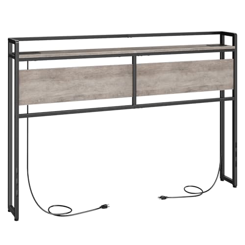 Queen Size Headboard with 2 Outlets and 4 USB Ports L67335