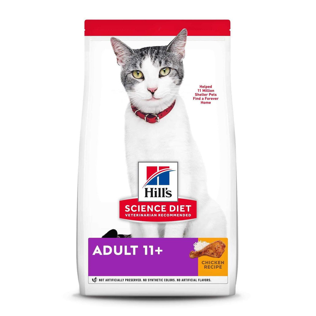 Senior 11+ Dry Cat Food V2780