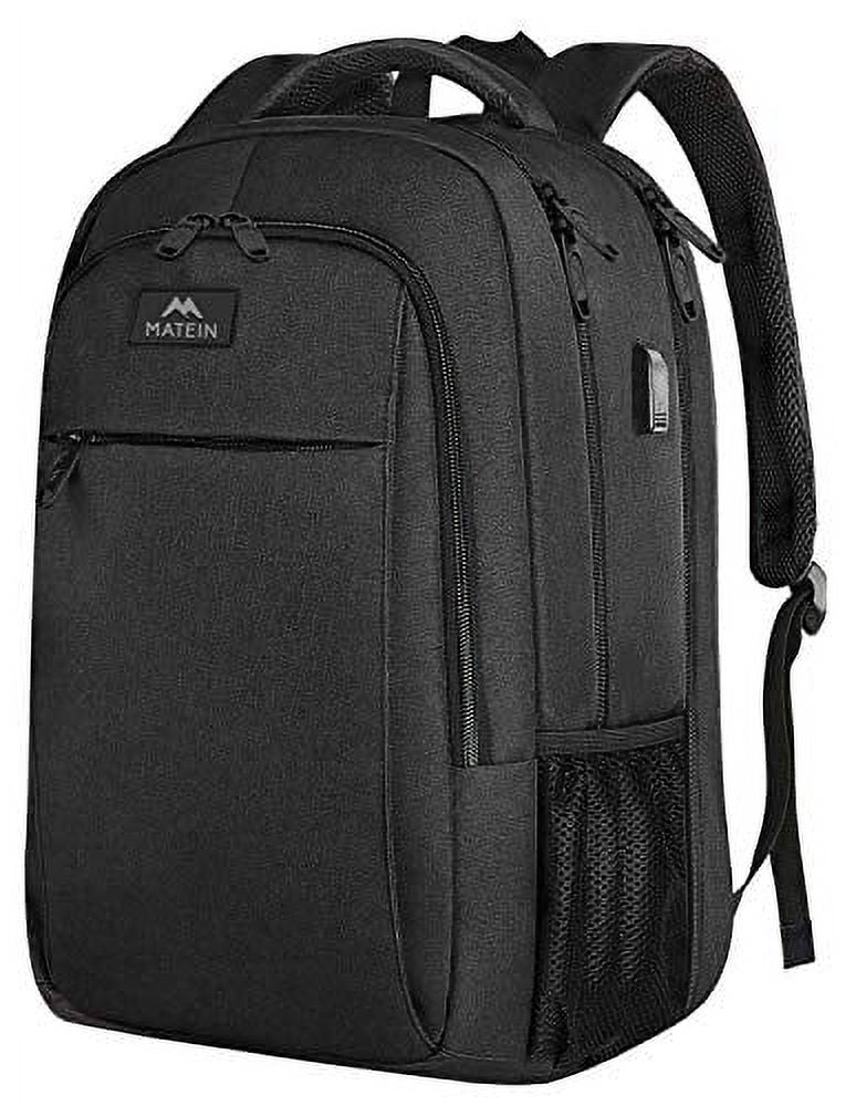 Extra Large Anti Theft USB Travel Laptop Backpack, Black L57992