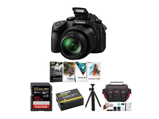 16x Long Zoom Digital Camera (Black) with 32GB SD Card Y79425