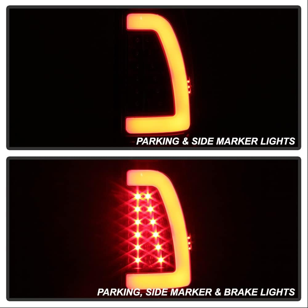 Black Smoke LED Tube Tail Lights Brake Lamps O22757