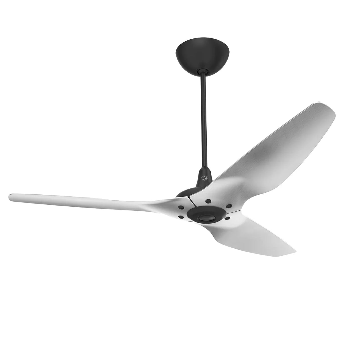 60 Ceiling Fan with Brushed Aluminum Blades and Black Finish I8279