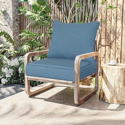 20"x42" Water-Proof UV Resistant Outdoor Dining Chair Cushion U483958