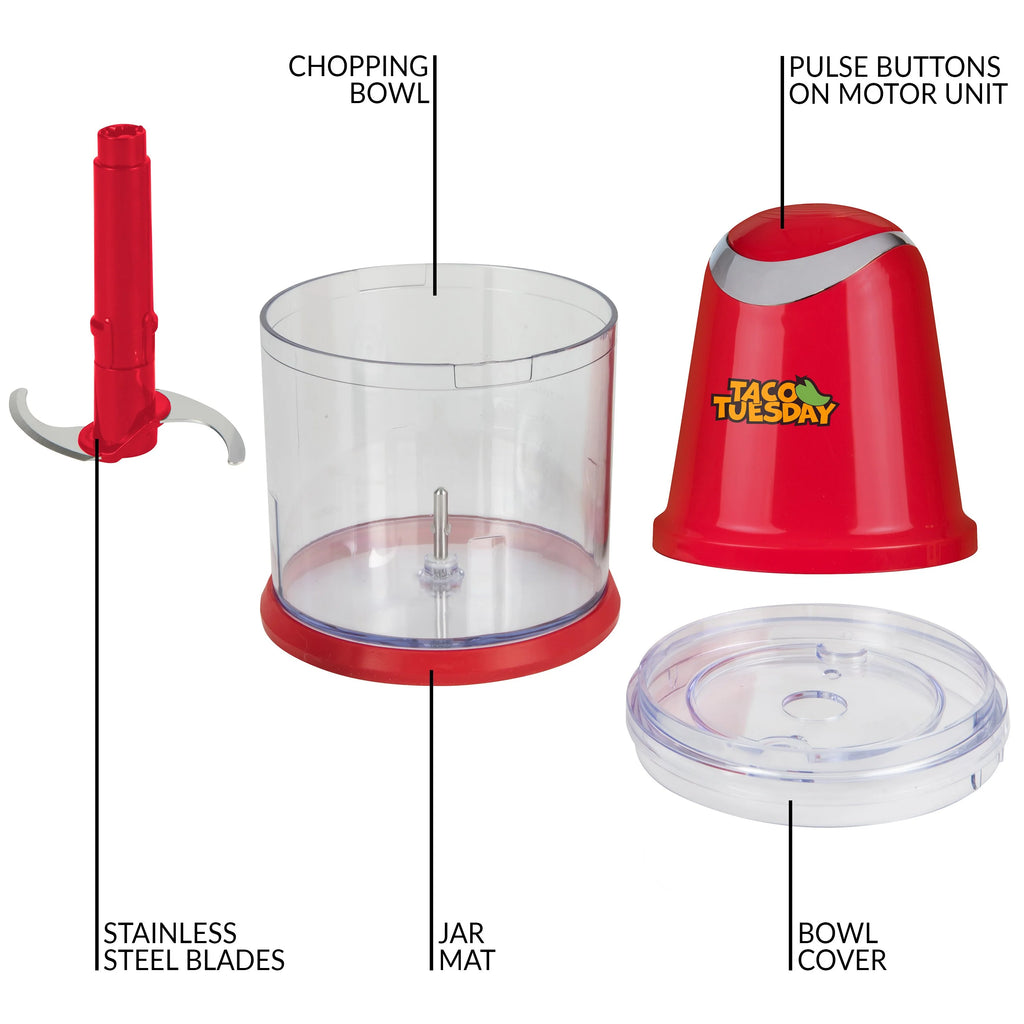 2-Speed Salsa & Guacamole Chopper, 2 Cup Capacity Q630