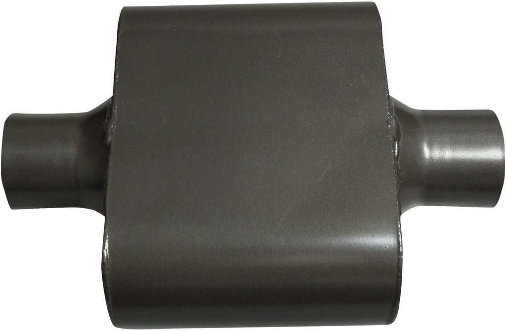 Pair of Single Chamber Performance Race Muffler 3" Center Universal Steel Muffler Pack of 2 B510039