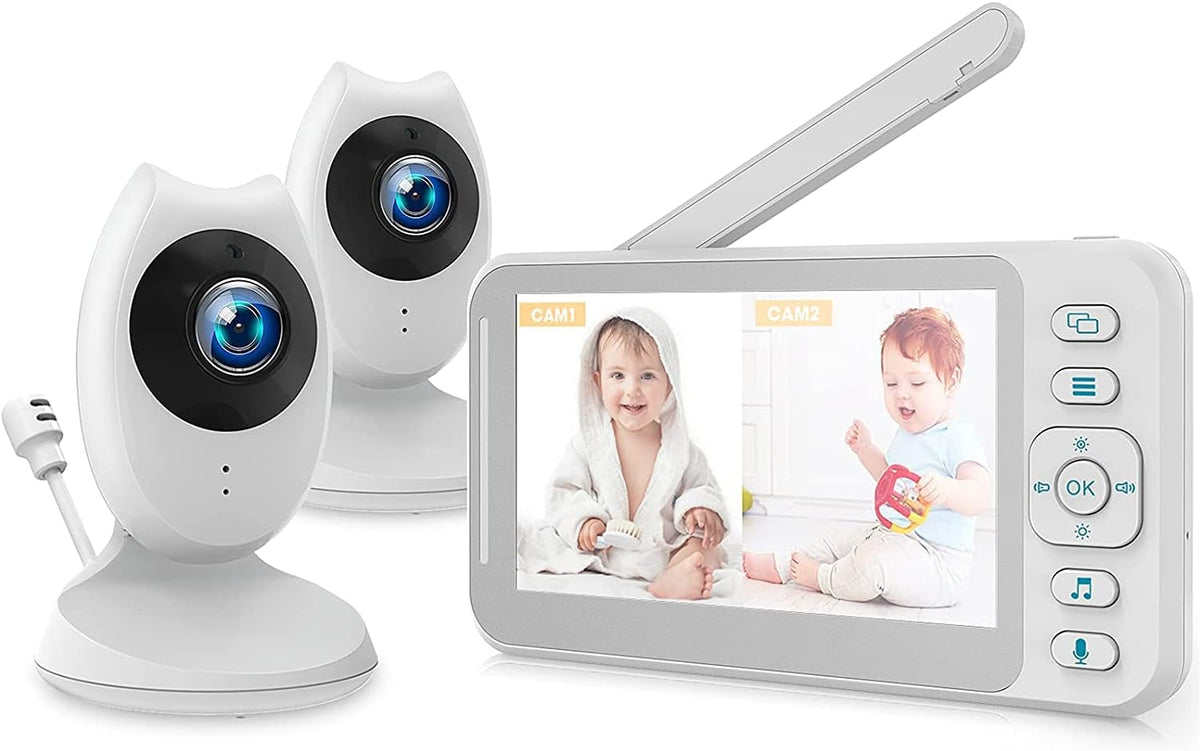 4.3 inch Video Baby Monitor with Night Vision and 2-Way Audio F866