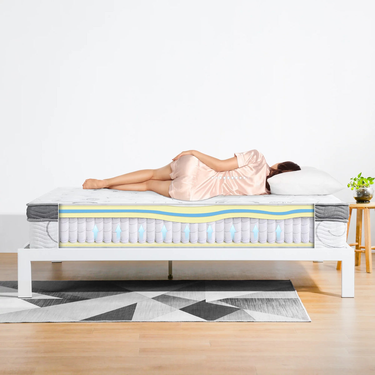 13'' Gel Hybrid Memory Foam Mattress X547
