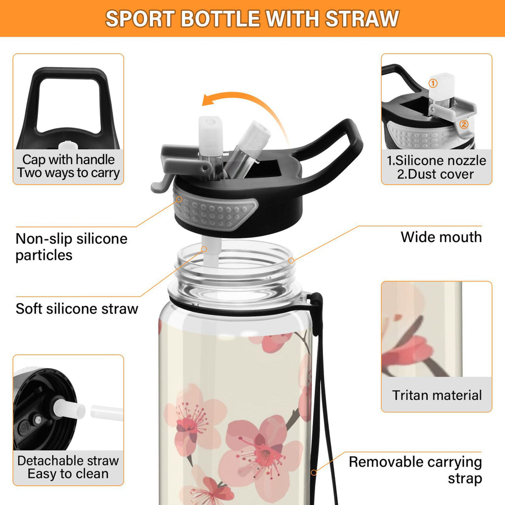 32oz Tritan Sports Water Bottle with Straw Z422874