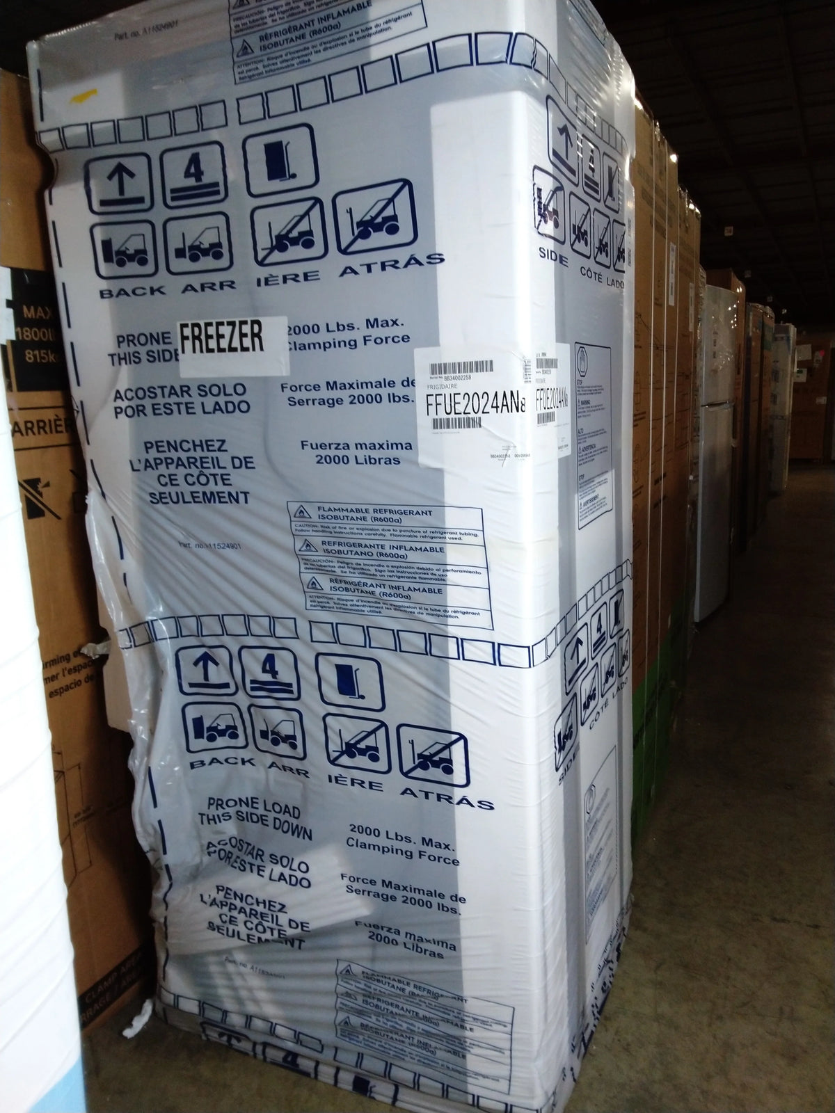 20 Cu Ft Upright Freezer with Auto-Close Doors H74462