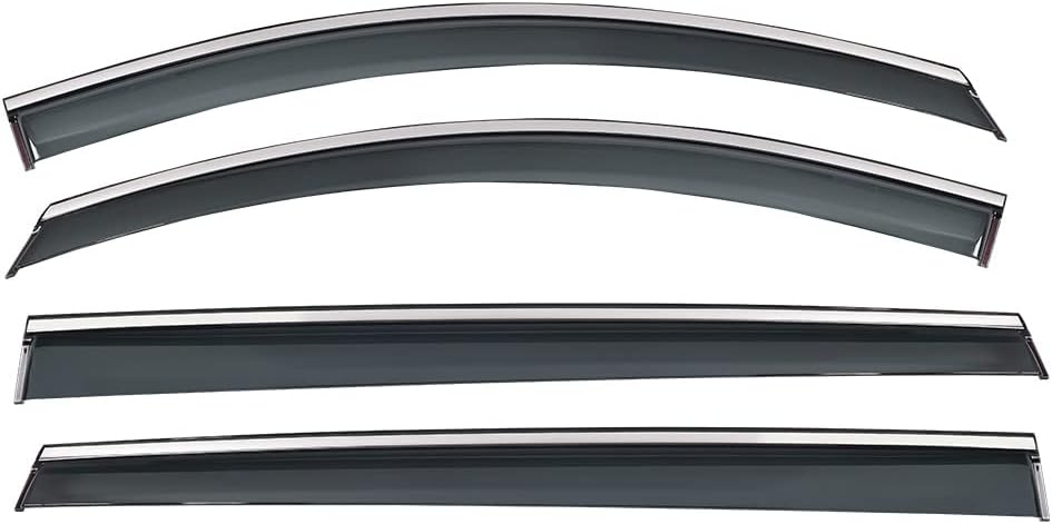 Tape on Rain Guard Vent Visor Window Deflector Pack of 2 O9742