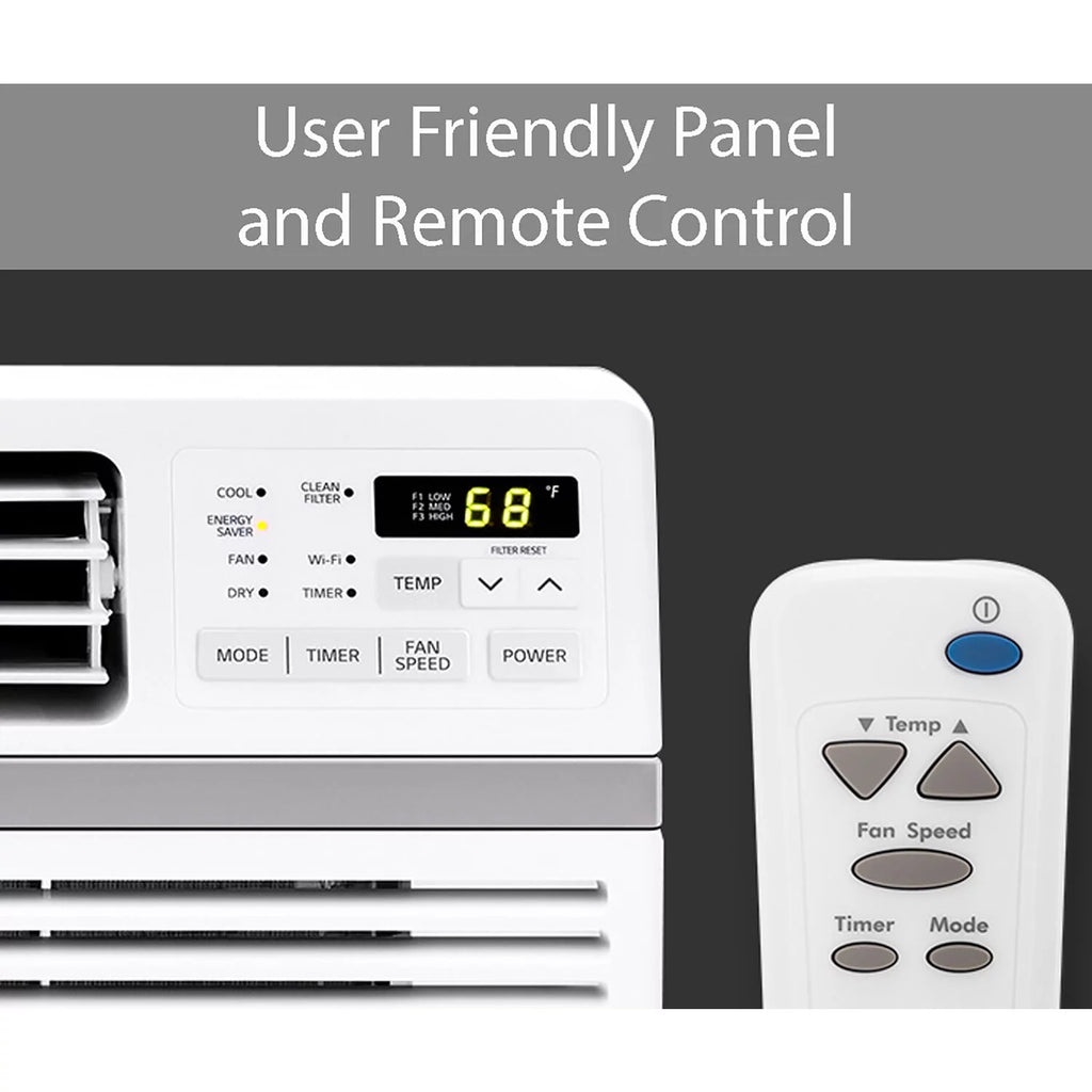 6,000 BTU Window-Mount Air Conditioner with Remote S8293