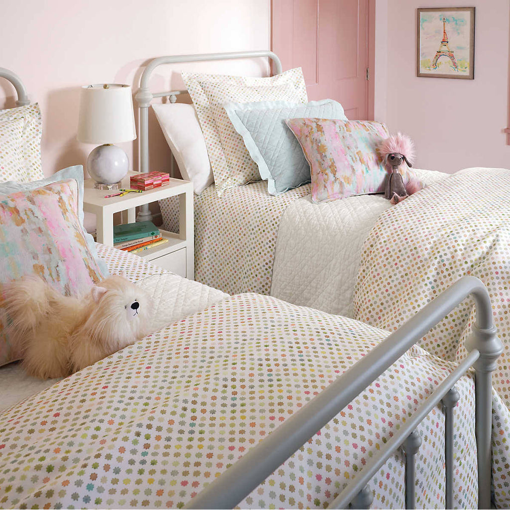 King Washed Linen Ivory Quilt Y7391