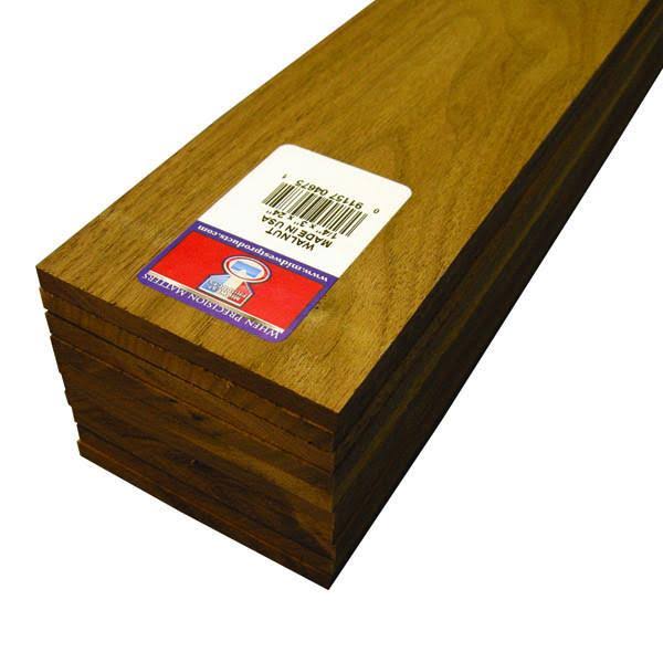 1/4x22 x 3x22 x 24x22 Walnut Sheets (10) J260