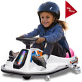 24V Electric Drifting Go Kart White Pink J734498