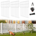 25 Panels 17in x 27ft Rustproof Metal Garden Fencing Animal Barrier C3156