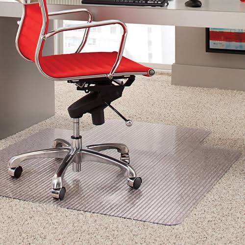 Clear Chair Mat for Carpet 45 x 53 with Lip N4135