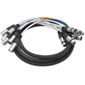 6 Channel XLR Colored Snake Cable 10 Feet Pack of 2 G200078