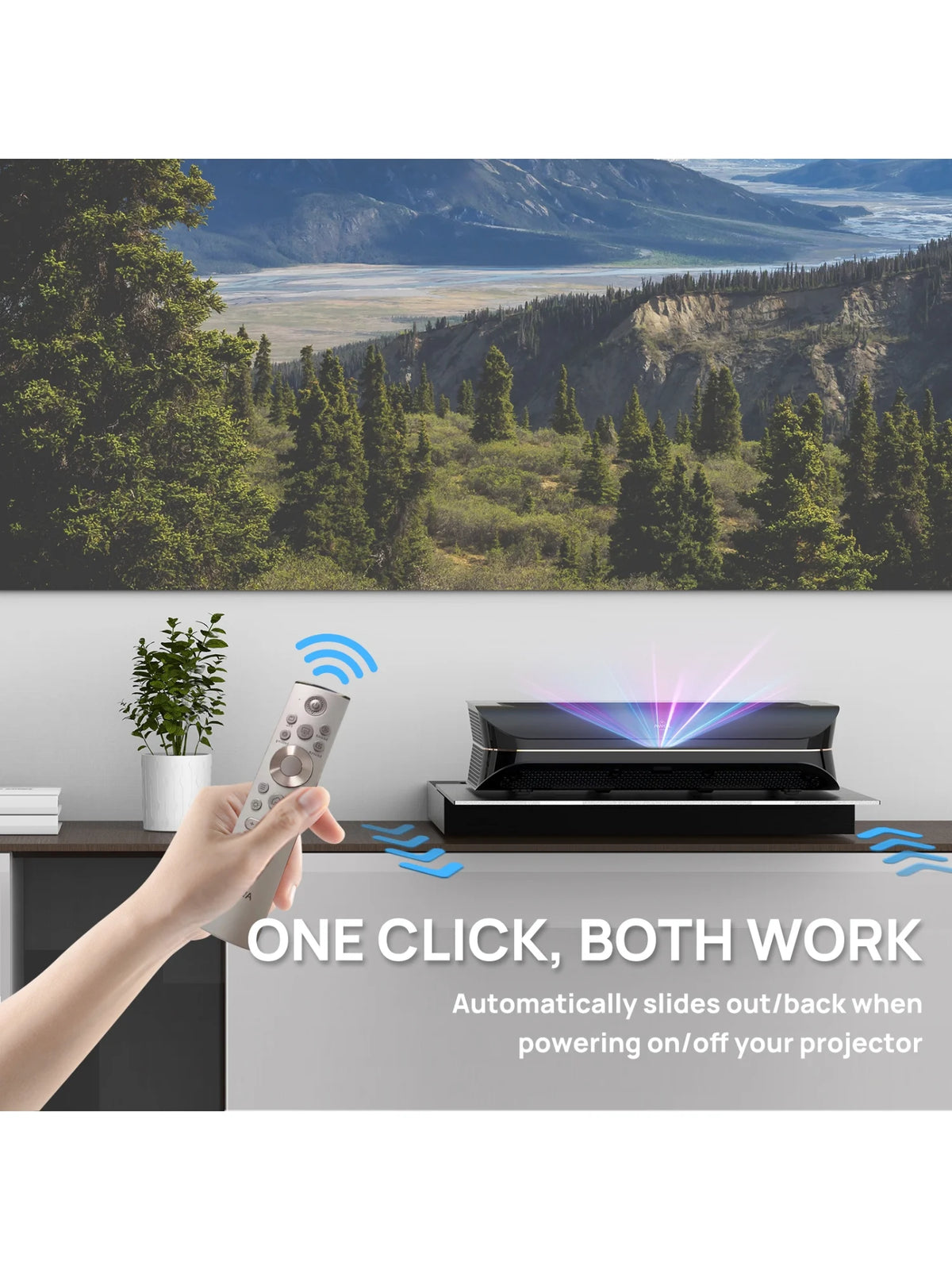 Motorized Slider Tray for Ultra Short Throw Projector T974