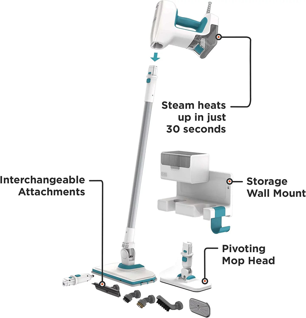 Multipurpose Steam Cleaning System with 7 Attachments L357