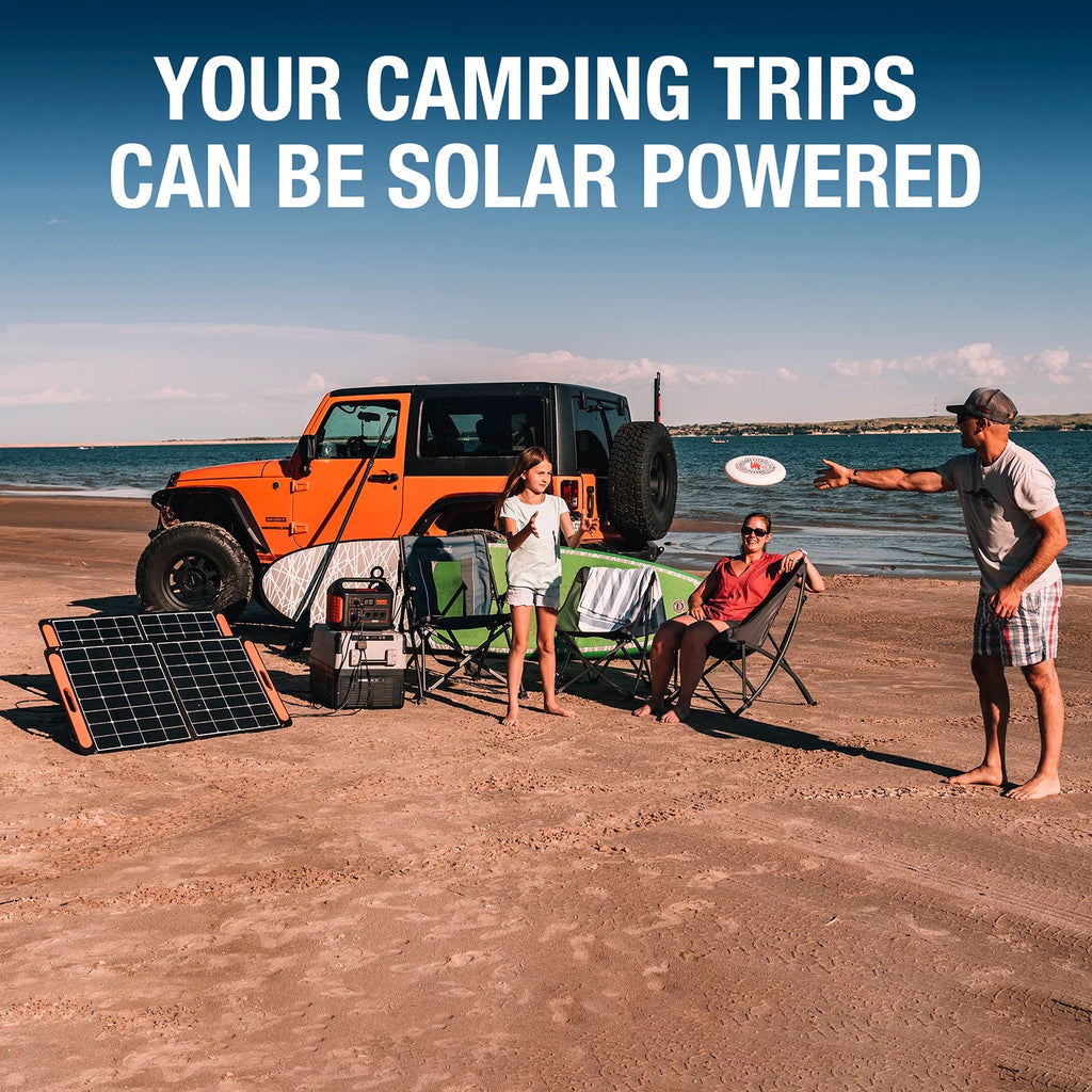 1002Wh Portable Power Station with 100W Solar Panels X647