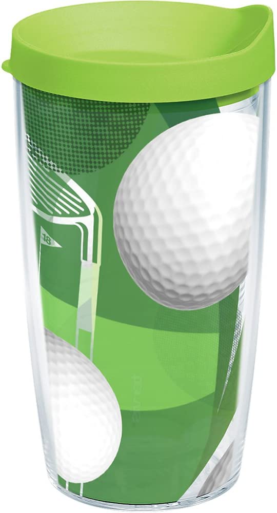 Clear 24oz Tumbler with Lime Green Lid Q800434