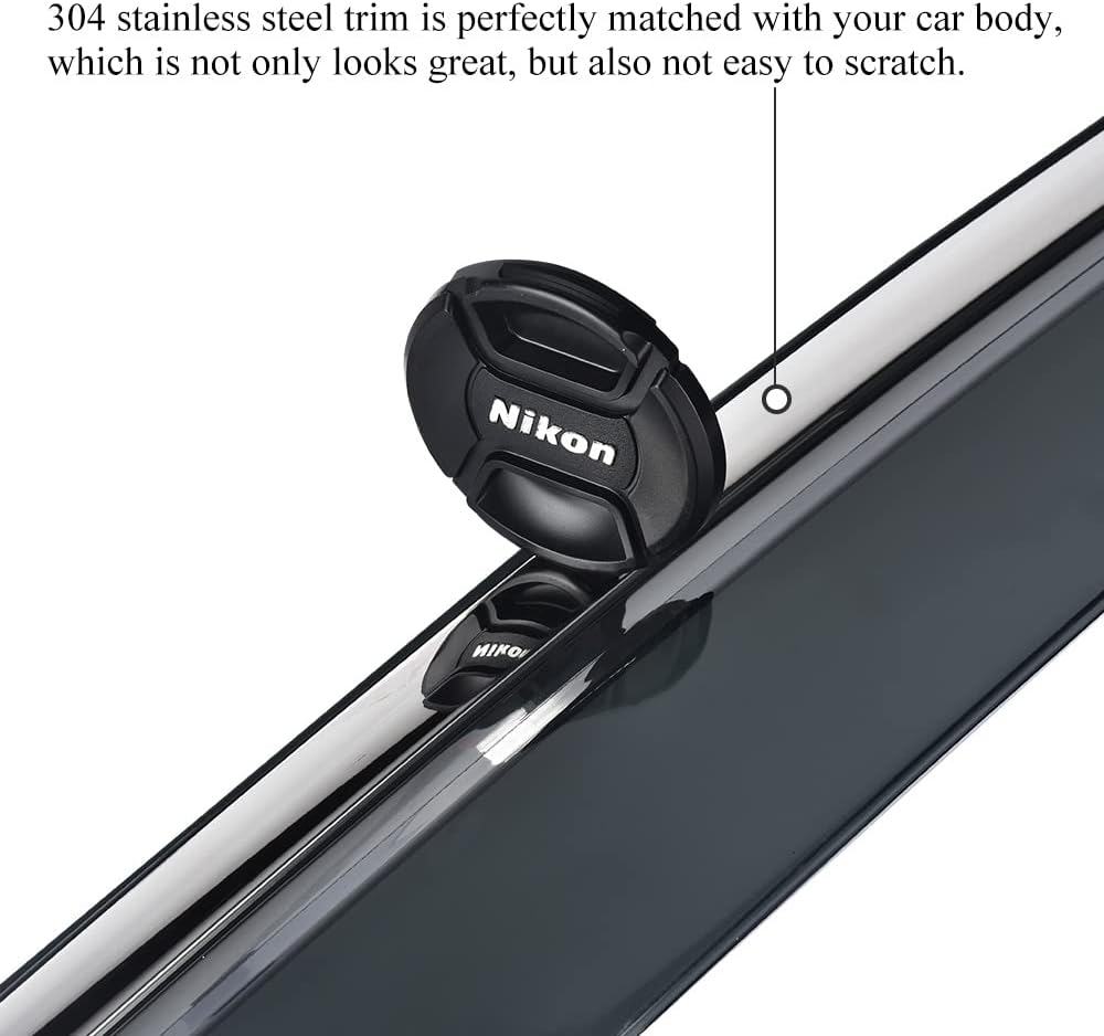 Tape on Rain Guard Vent Visor Window Deflector Pack of 2 O9742