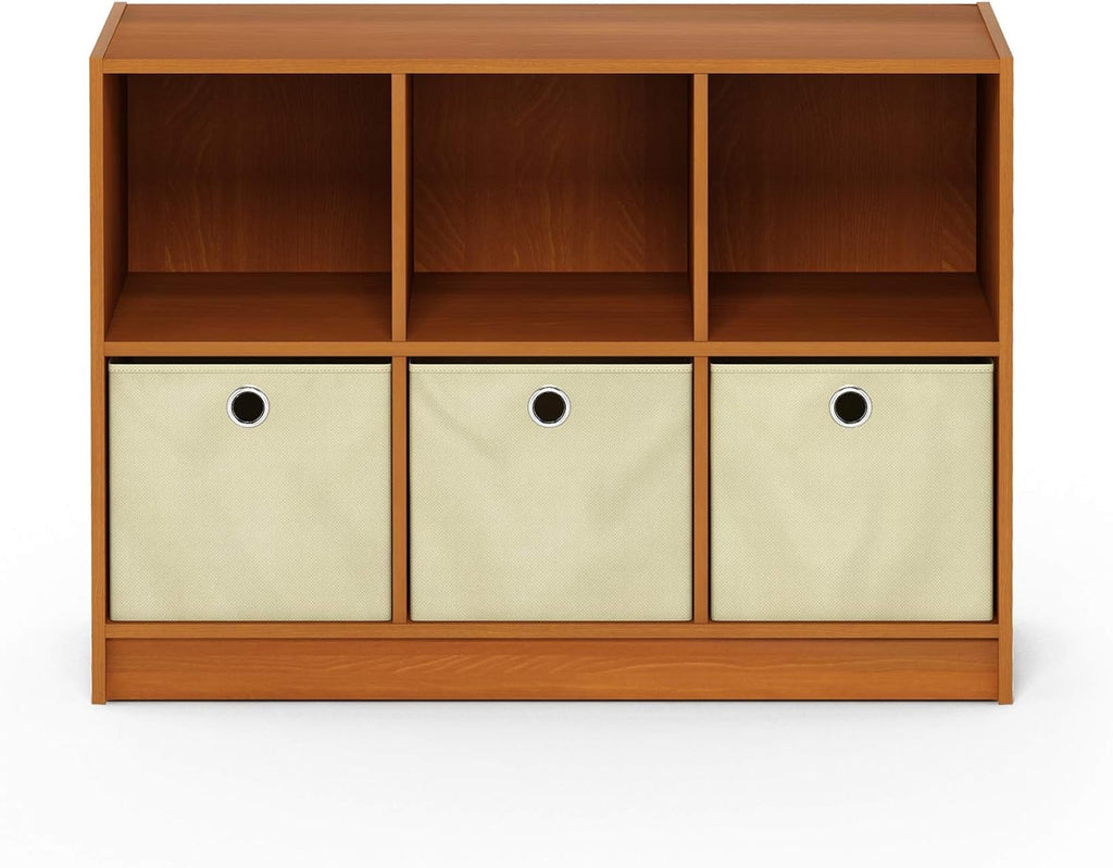 White/Black 3x2 Bookcase Storage X3437