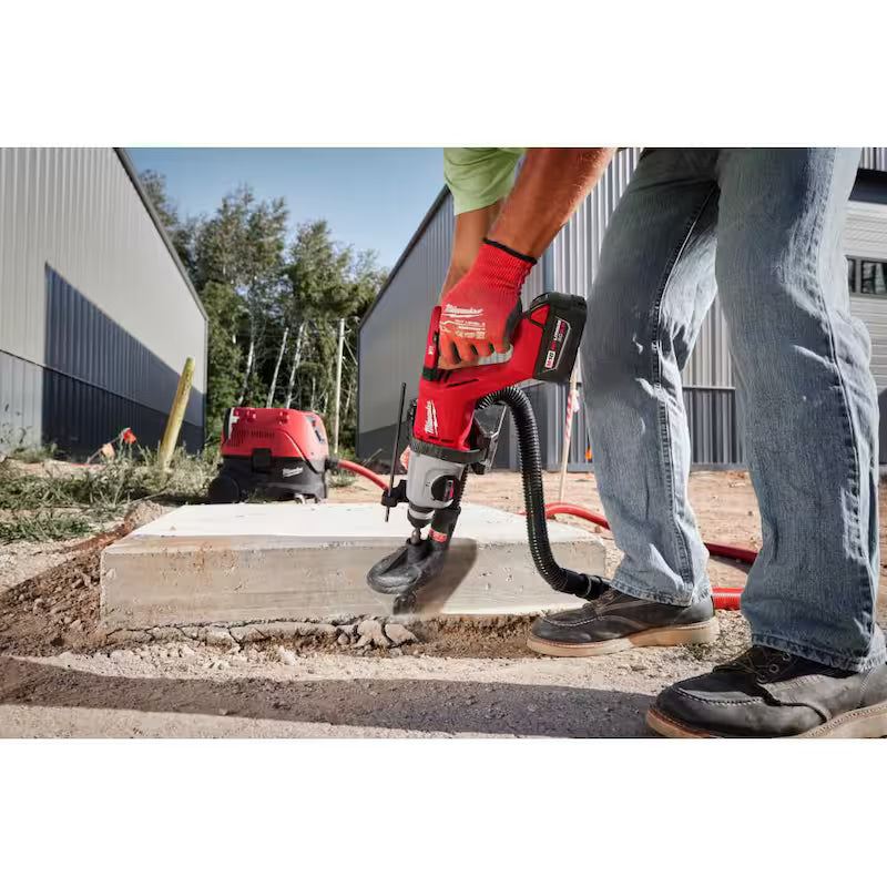 18V Brushless Cordless SDS-Plus Rotary Hammer with Angle Grinder R457