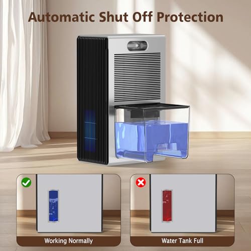 95 OZ Water Tank Dehumidifier with Auto Shut Off R72366