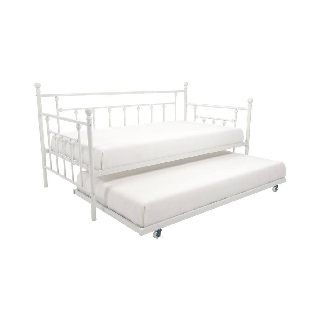 White Twin Daybed and Trundle Set U949