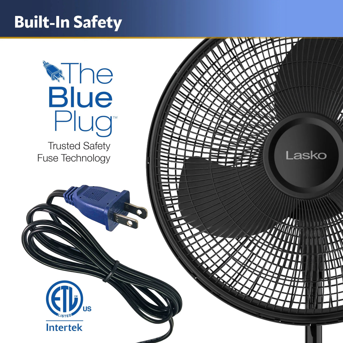 16 Oscillating Adjustable Pedestal Fan with 3-Speeds, Black Y1378