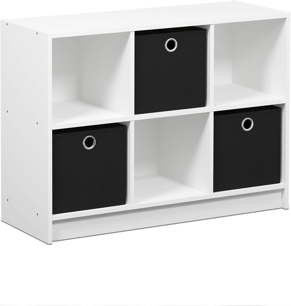 White/Black 3x2 Bookcase Storage X3437