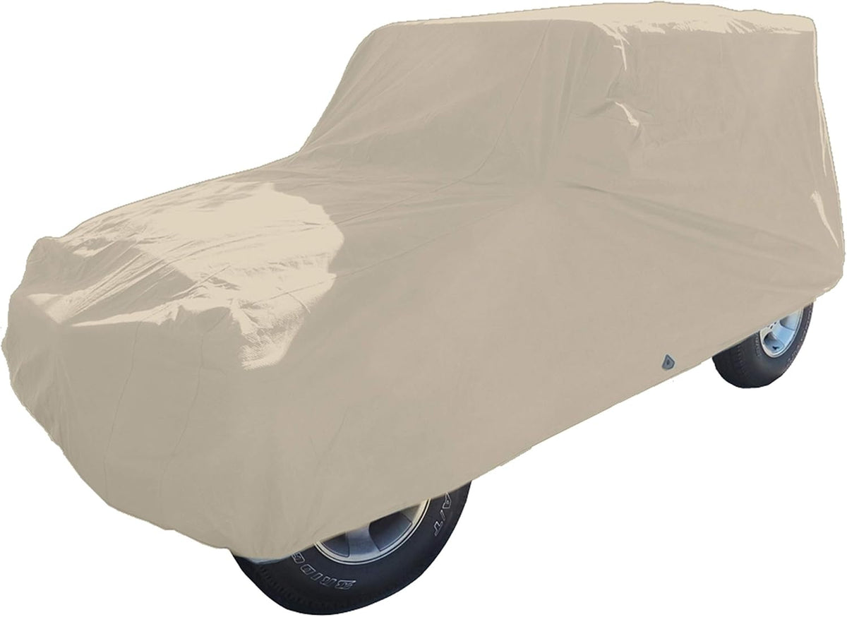 Grey Poly 200 Car Cover for Jeep Wrangler 4 Door SUV X36022