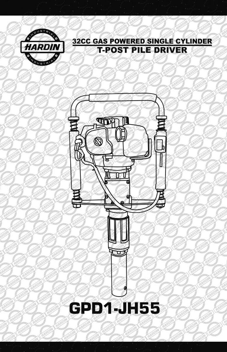 Gas Powered T-Post Driver Fence Post Driver L457978