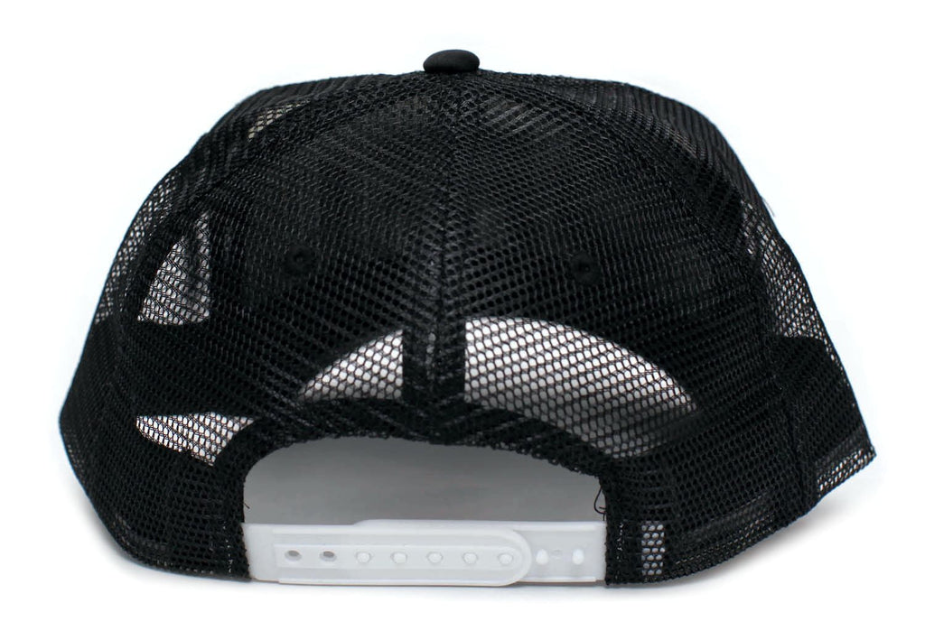Black/White Truckers Cap Hat O59503