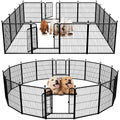 16 Panel 32 Height Dog Playpen with Doors M1349