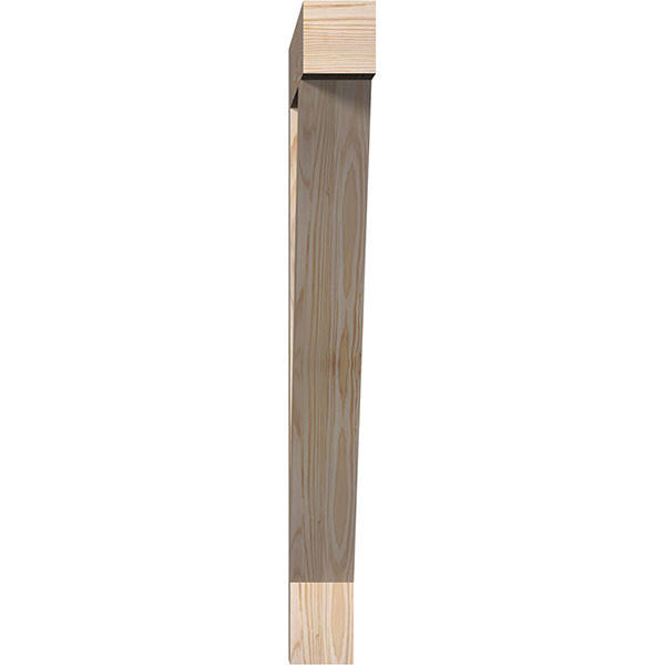 Douglas Fir Traditional Block Smooth Bracket O83213