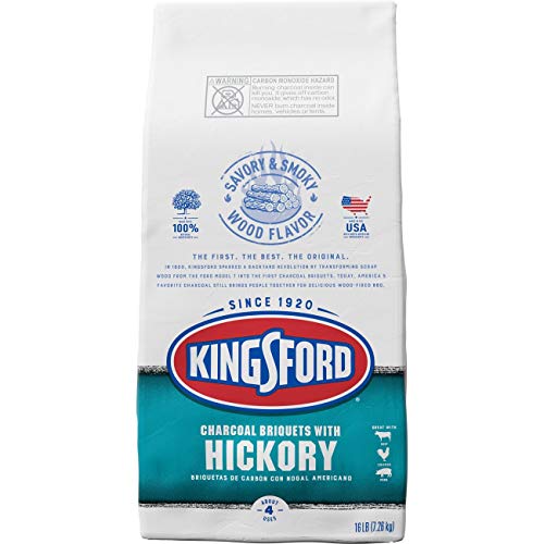 Original Charcoal Briquettes with Hickory, 16 Pounds I15469