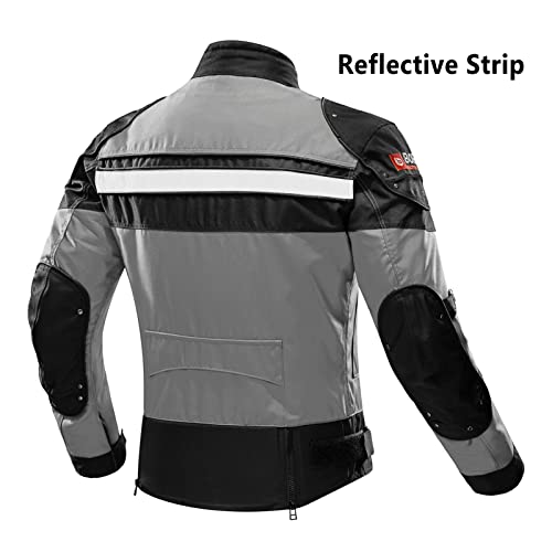 Motorcycle Jacket Windproof Full Body Protective Gear CE Armor E1015